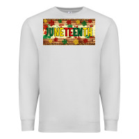 Dove Grey juneteenth licence plate template Premium Sweatshirt - Artiststas