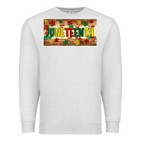 Oatmeal Heather juneteenth licence plate template Premium Sweatshirt - Artiststas