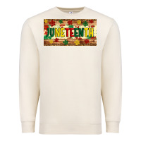 Sandshell juneteenth licence plate template Premium Sweatshirt - Artiststas