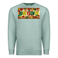 Seafoam juneteenth licence plate template Premium Sweatshirt - Artiststas