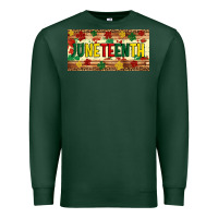 Sports Green juneteenth licence plate template Premium Sweatshirt - Artiststas