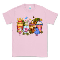 Bubblegum Pink cartoon characters coffee cups Classic Tee - Zillion Design Studio