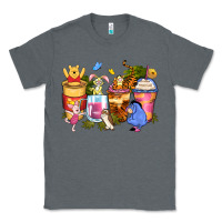 Charcoal Heather cartoon characters coffee cups Classic Tee - Zillion Design Studio