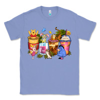 Colony Blue cartoon characters coffee cups Classic Tee - Zillion Design Studio