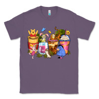Lavender cartoon characters coffee cups Classic Tee - Zillion Design Studio