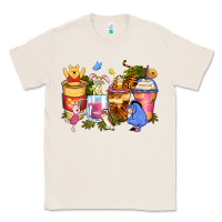 Natural cartoon characters coffee cups Classic Tee - Zillion Design Studio