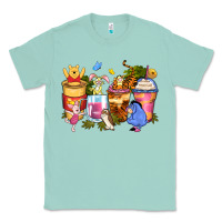 Seafoam cartoon characters coffee cups Classic Tee - Zillion Design Studio