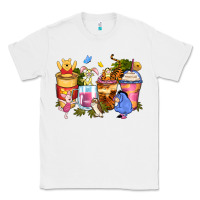White cartoon characters coffee cups Classic Tee - Zillion Design Studio