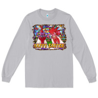 Moon Dust happy easter roosters Long Sleeve Tee - RanaPortraitStore