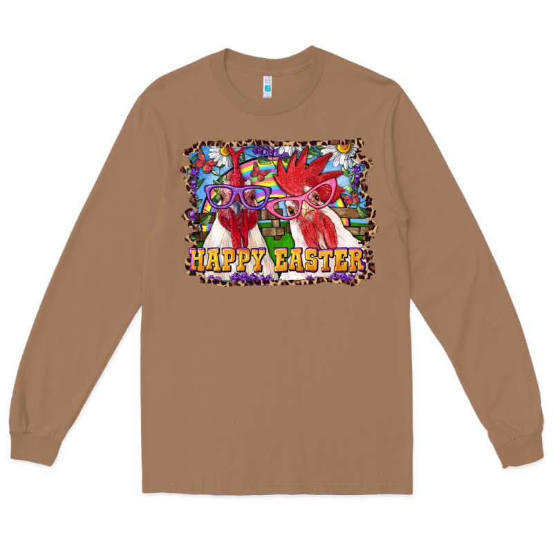 Happy Easter Roosters Long Sleeve Tee by RanaPortraitStore | Teevron