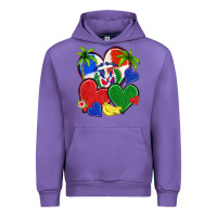 Tulip dominican repuclic hearts Urban Hoodie - NancyCooperArtShop