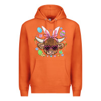 Carrot easter cow Premium Hoodie - MaliasSmallBusiness