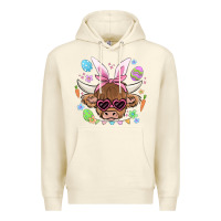 Sandshell easter cow Premium Hoodie - MaliasSmallBusiness