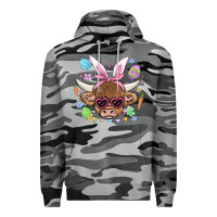 Slate Camo easter cow Premium Hoodie - MaliasSmallBusiness