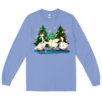 Colony Blue christmas duck Long Sleeve Tee - Zillion Design Studio