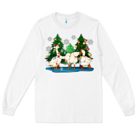 White christmas duck Long Sleeve Tee - Zillion Design Studio