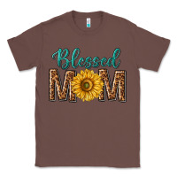 Chestnut western blessed mom with sunflower Classic Tee - texasbilliewilder