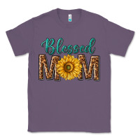 Lavender western blessed mom with sunflower Classic Tee - texasbilliewilder