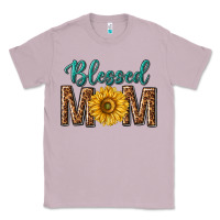 Lilac western blessed mom with sunflower Classic Tee - texasbilliewilder