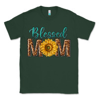 Sports Green western blessed mom with sunflower Classic Tee - texasbilliewilder