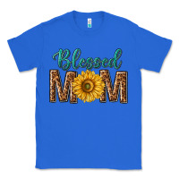 True Royal western blessed mom with sunflower Classic Tee - texasbilliewilder