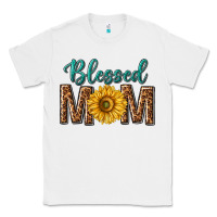 White western blessed mom with sunflower Classic Tee - texasbilliewilder