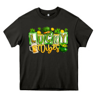 Asphalt Lucky Vibes Heavy Core Tee - CowhideDigitalArt
