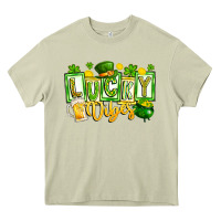 Mossy Lucky Vibes Heavy Core Tee - CowhideDigitalArt