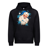 Black winter christmas santa claus Urban Hoodie - MaliasSmallBusiness