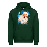 Forest Green winter christmas santa claus Urban Hoodie - MaliasSmallBusiness