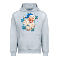 Heather Grey winter christmas santa claus Urban Hoodie - MaliasSmallBusiness