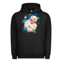 Pigment Black winter christmas santa claus Urban Hoodie - MaliasSmallBusiness
