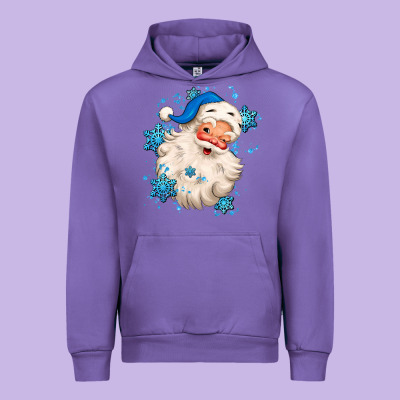 Winter Christmas Santa Claus Urban Hoodie Designed By Maliassmallbusiness