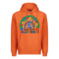 Carrot autism awareness rainbow Premium Hoodie - MaliasSmallBusiness