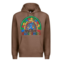 Chestnut autism awareness rainbow Premium Hoodie - MaliasSmallBusiness