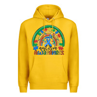 Lemon autism awareness rainbow Premium Hoodie - MaliasSmallBusiness