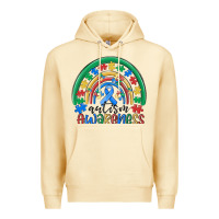 Pina Colada autism awareness rainbow Premium Hoodie - MaliasSmallBusiness