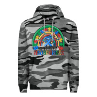 Slate Camo autism awareness rainbow Premium Hoodie - MaliasSmallBusiness