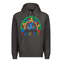 Smoke autism awareness rainbow Premium Hoodie - MaliasSmallBusiness