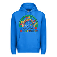 True Royal autism awareness rainbow Premium Hoodie - MaliasSmallBusiness