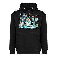 Black cute coffeecup snowmanand joy Heavyweight Hoodie - AdoDesignShop