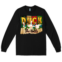 Black christmas duck the halls Long Sleeve Tee - Zillion Design Studio