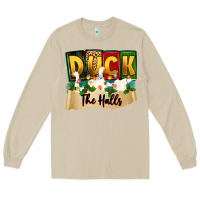 Mushroom christmas duck the halls Long Sleeve Tee - Zillion Design Studio