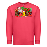 Cardinal nurse with Christmas Premium Sweatshirt - AdoDesignShop