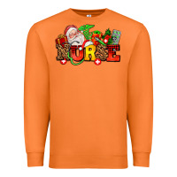 Carrot nurse with Christmas Premium Sweatshirt - AdoDesignShop