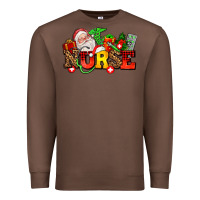 Chestnut nurse with Christmas Premium Sweatshirt - AdoDesignShop