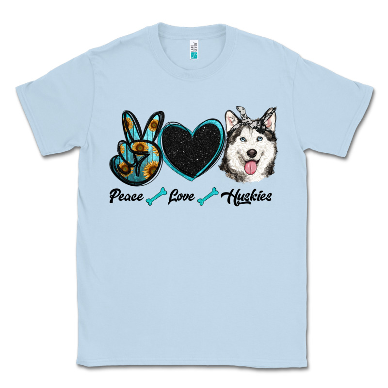Peace Love Huskies Classic Tee by RanaPortraitStore | Teevron