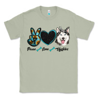Matcha peace love huskies Classic Tee - RanaPortraitStore