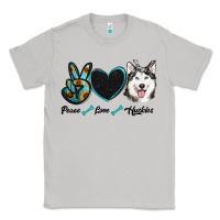 Moon Dust peace love huskies Classic Tee - RanaPortraitStore