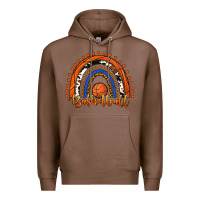 Chestnut Basketball Rainbow Premium Hoodie - RanaPortraitStore